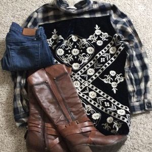 Soft Surroundings Button Up